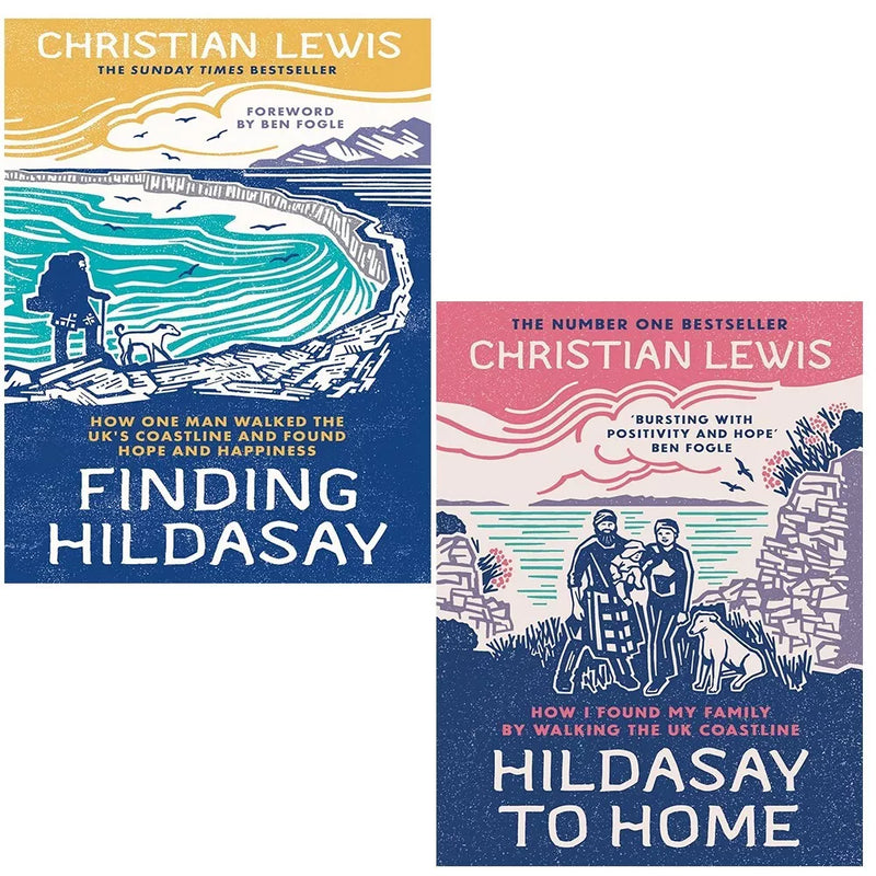 Christian Lewis Hildasay Series 2 books collection set including Finding Hildasay and Hildasay to Home, published by Pan Macmillan.
