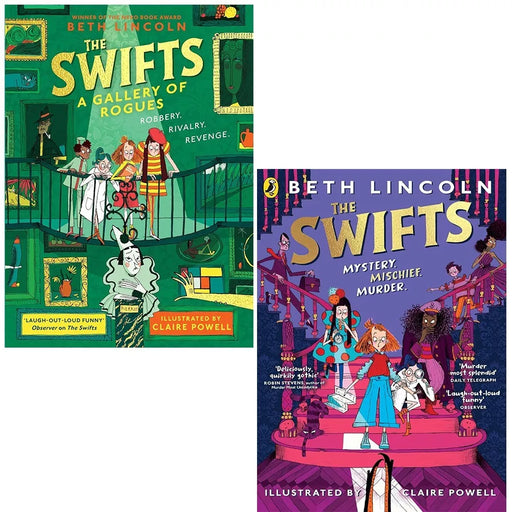 Beth Lincoln Collection 2 Books Set (Swifts A Gallery of Rogues,Mystery Books 1-2 ) - The Book Bundle