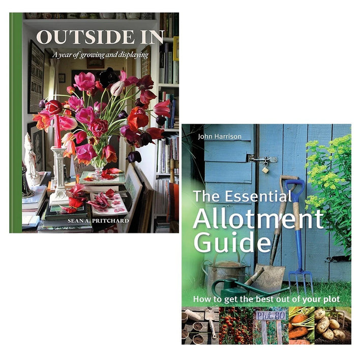Outside Sean A Pritchard HB, Essential Allotment Guide John Harrison 2 Books Set - The Book Bundle