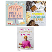 Nadiya’s Everyday Baking, Story of Great British Bake, Crazy for Cookies 3 Books Set - The Book Bundle