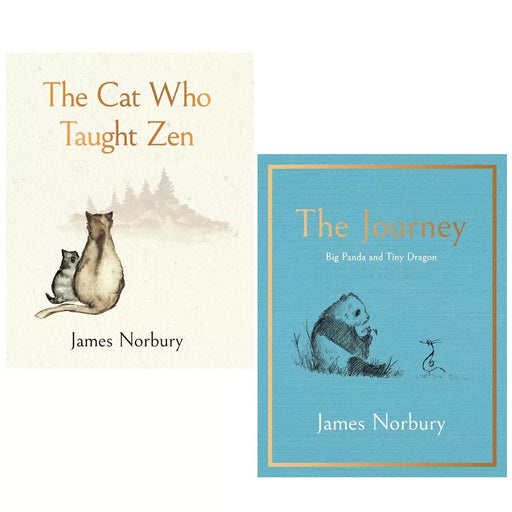 James Norbury 2 Books Collection Set (The Cat Who Taught Zen,The Journey) - The Book Bundle