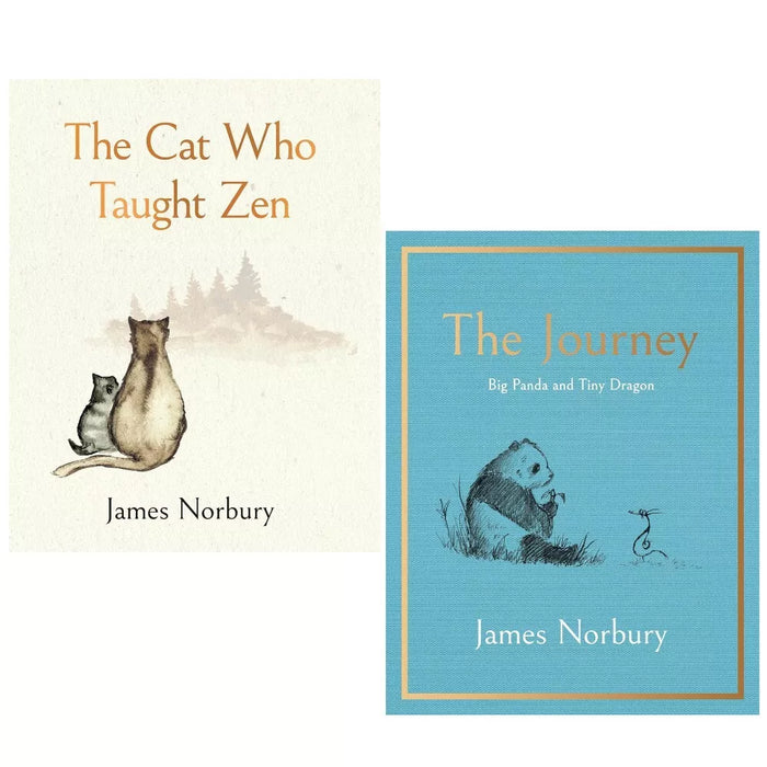 James Norbury 2 Books Collection Set (The Cat Who Taught Zen,The Journey) - The Book Bundle