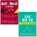 Say No To Arthritis Patrick Holford,Eat to Beat Arthritis Marguerite 2 Books Set - The Book Bundle
