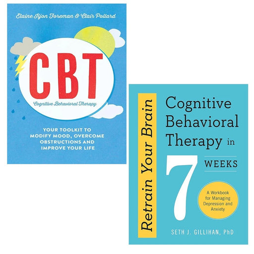 Cognitive Behavioural Therapy, Retrain Your Brain Seth J. Gillihan 2 Books Set - The Book Bundle