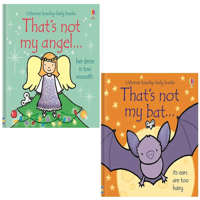 Fiona Watt, Rachel Wells Collection 2 Books Set That's not my angel..., my bat - The Book Bundle