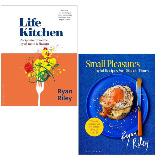 Ryan Riley Collection 2 Books Set Small Pleasures Joyful, Life Kitchen Hardcover - The Book Bundle