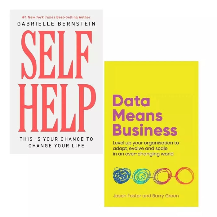 Self Help Gabrielle Bernstein [HB], Data Means Business Jason Foster 2 Books Set - The Book Bundle