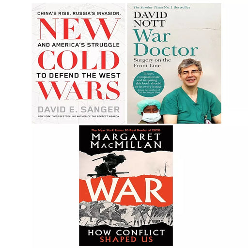 New Cold Wars, War Margaret MacMillan (HB), War Doctor David Nott 3 Books Set - The Book Bundle