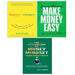 Make Money Easy (HB), Happy Money, Psychology of Money Mindset 3 Books Set - The Book Bundle