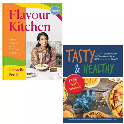 Flavour Kitchen Crystelle Pereira (HB), Tasty and Healthy Iota 2 Books Set - The Book Bundle