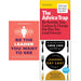 THE ADVICE TRAP, Leaders Eat Last, Be the Leader You Want to See 3 Books Set - The Book Bundle