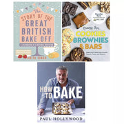 How to Bake Paul Hollywood,Story of Great British, Crazy for Cookies 3 Books Set - The Book Bundle