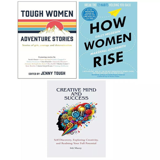 Tough Women Adventure Stories, Creative Mind Success,  How Women Rise 3 Books Set - The Book Bundle