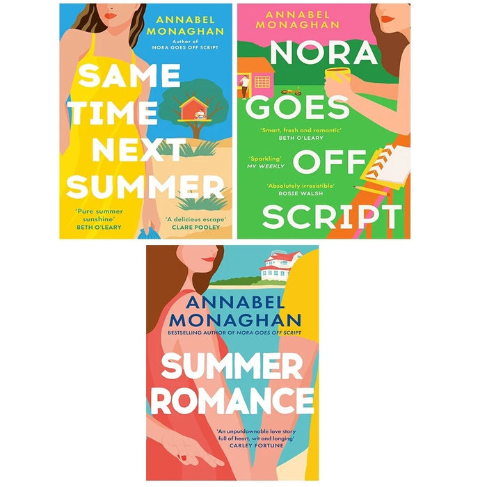 Annabel Monaghan Collection 3 Books Set (Same Time Next Summer,Nora Goes Off Script) - The Book Bundle