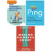 Ping, Making Numbers Count[Hardcover], How To Win Friends and Influence People 3 Books Set - The Book Bundle