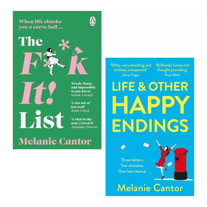 Melanie Cantor Collection 2 Books Set F k It! List, Life and other Happy Endings - The Book Bundle