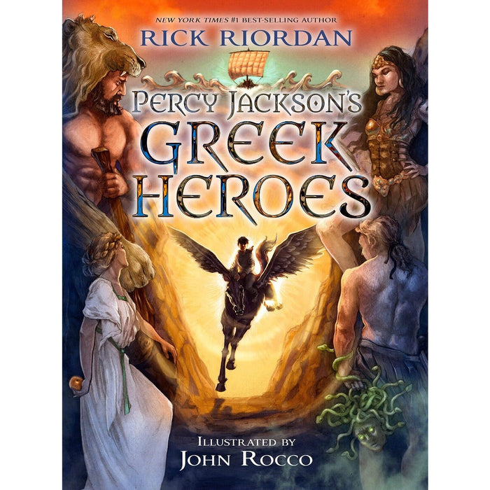 Rick Riordan Collection 3 Books Set Percy Jackson's Greek Heroes,Singer of Apolo - The Book Bundle