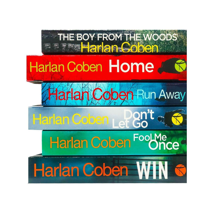 Harlan Coben The Stranger Series 6 Books Collection Set(Home, Fool Me Once, Don't Let Go, Run Away, Win, The Boy from the Woods) - The Book Bundle