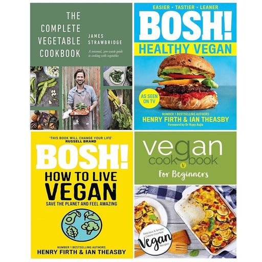 BOSH! Healthy Vegan,How to Live VeganCookbook,Vegetable Cookbook(HB) 4 Books Set - The Book Bundle