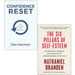 Confidence Reset Not Louder Just Realer By Dex Harmon & Six Pillars of Self-Esteem By Nathaniel Branden Ph.D. 2 Books Collection Set - The Book Bundle