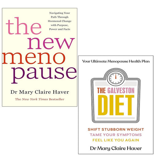 Dr Mary Claire Haver Collection 2 Books Set Galveston Diet, New Menopause Hardcover - The Book Bundle