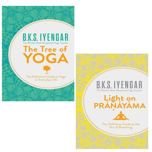 B. K. S. Iyengar Collection 2 Books Set Tree of Yoga, Light on Pranayama Paperba - The Book Bundle