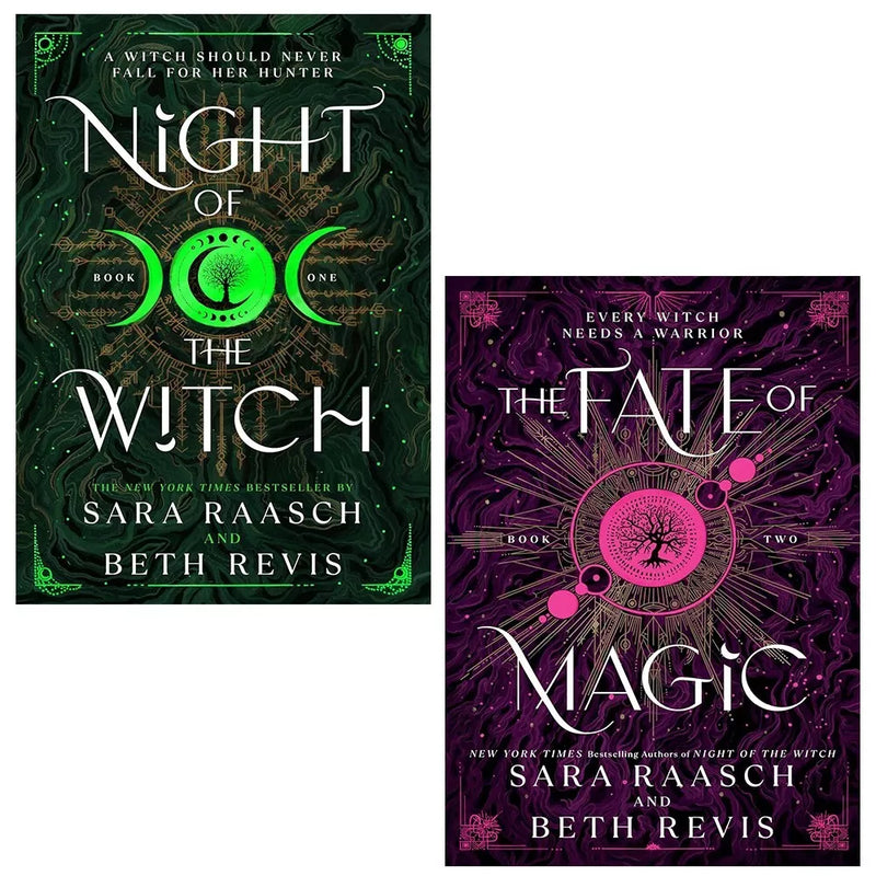 Sara Raasch, Beth Revis Collection 2 Books Set Night of the Witch, Fate of Magic - The Book Bundle