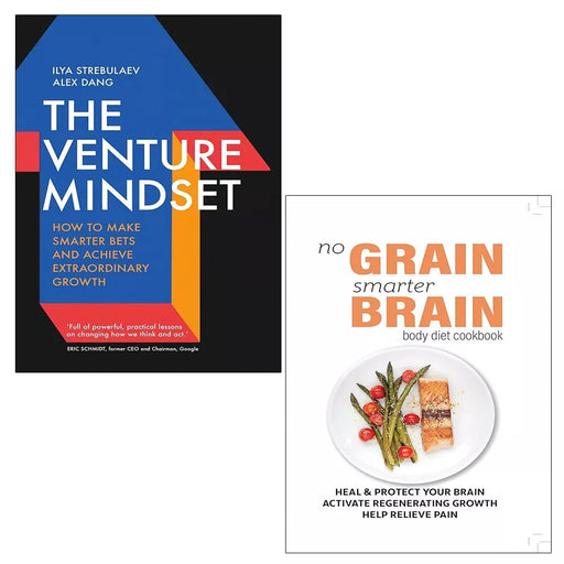 Venture Mindset Ilya Strebulaev HB, No Grain Smarter Brain Body Diet 2 Books Set - The Book Bundle