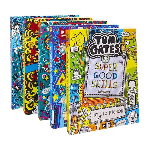 Tom Gates Series 2: 5 Books Collection Set by Liz Pichon (Extra Special Treats, A Tiny Bit Lucky) - Fiction - Paperback