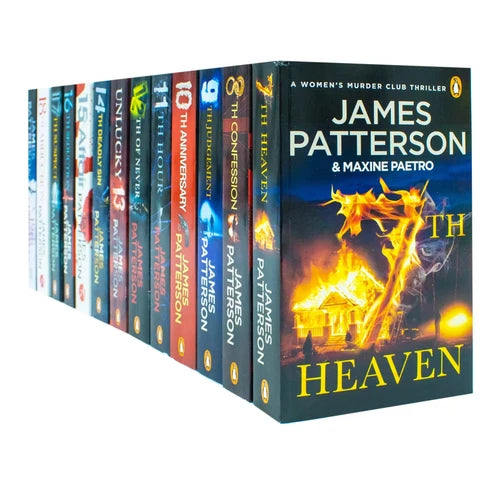 Women's Murder Club 13 Books Collection Set By James Patterson - Fiction - Paperback