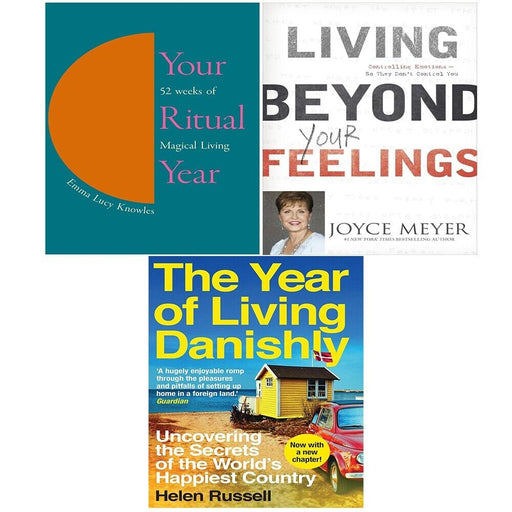 Your Ritual Year(HB),Year of Living Danishly,Living Beyond Your Feelings 3 Books Set - The Book Bundle