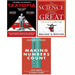 Taxtopia, Science of Being Great, Making Numbers Count Chip Heath[Hardcover] 3 Books Set - The Book Bundle