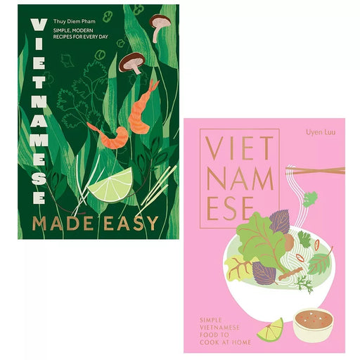 Vietnamese Made Easy Thuy Diem Pham, Vietnamese Uyen Luu 2 Books Set Hardcover - The Book Bundle