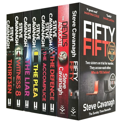 Eddie Flynn Series 8 Books Collection Set by Steve Cavanagh (Twisted,Thirteen, The Defence, The Plea, The Liar) - The Book Bundle