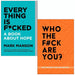 Everything Is F*cked Book About Hope, Who The F ck Are You Chartwell 2 Books Set - The Book Bundle