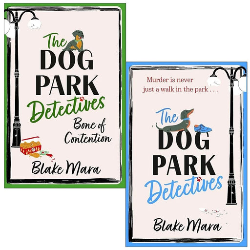 Dog Park Detectives Series 2 Books Collection Set By Blake Mara (The Dog Park Detectives and Bone of Contention) - The Book Bundle