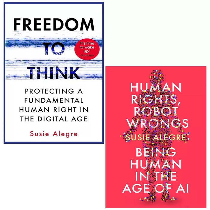 Susie Alegre 2 Books Set (Human Rights, Robot Wrongs & Freedom to Think) - The Book Bundle