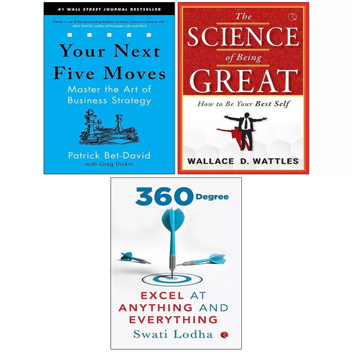 Science of Being Great, Your Next Five Moves, 360 DEGREE Swati Lodha 3 Books Set - The Book Bundle