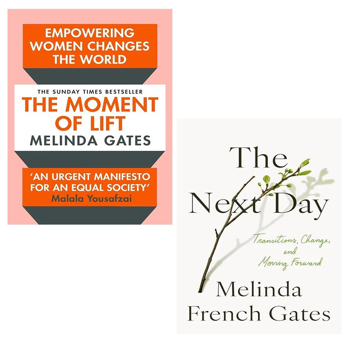 Melinda French Gates Collection 2 Books Set Moment of Lift, Next Day (HB) - The Book Bundle