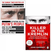 Putin's People Catherine Belton, Killer in the Kremlin John Sweeney 2 Books Set - The Book Bundle