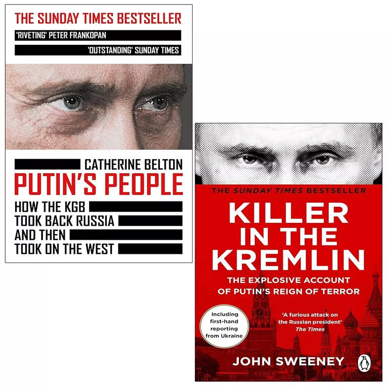 Putin's People Catherine Belton, Killer in the Kremlin John Sweeney 2 Books Set - The Book Bundle