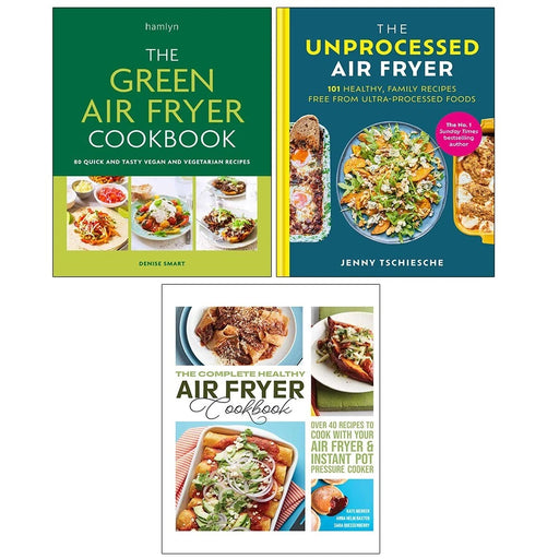 Unprocessed Air Fryer(HB),Green Air Fryer,Complete Healthy Air Fryer 3 Books Set - The Book Bundle