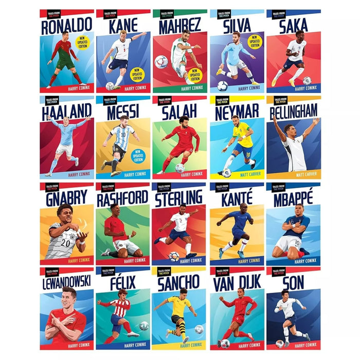 Tales from the Pitch Football Superstar Heroes 20 Books Set By Harry Coninx,Matt - The Book Bundle