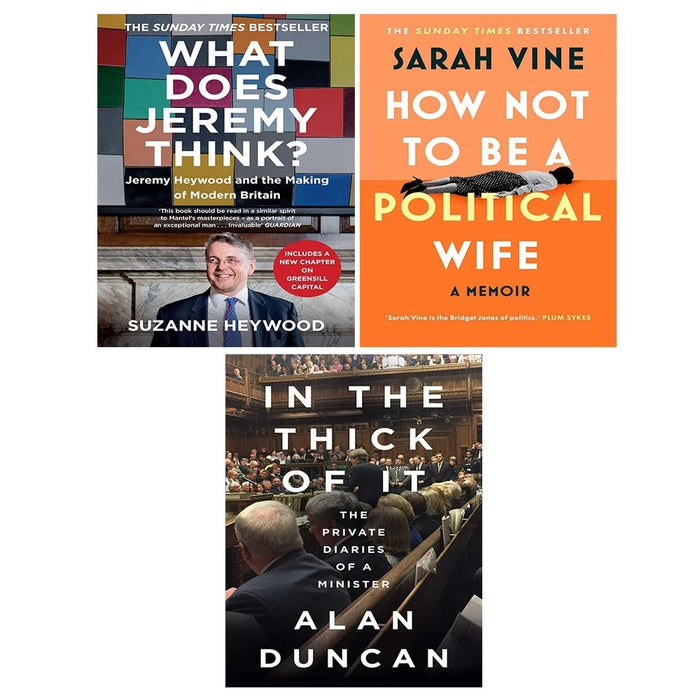 What Does Jeremy Think,In the Thick of It,How Not to Be PoliticalWife HB 3 Books Set - The Book Bundle