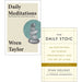 Daily Meditations By Wren Taylor, The Daily Stoic By Ryan Holiday 2 Books Collection Set - The Book Bundle
