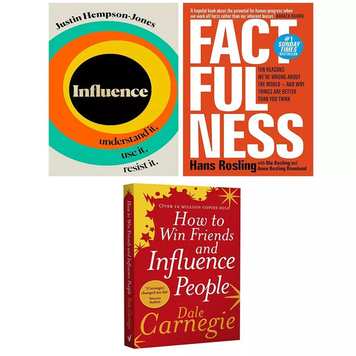 Influence (HB), Factfulness, How to Win Friends and Influence People 3 Books Set - The Book Bundle