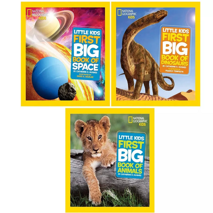 Little Kids First Big 3 Books Set by Catherine D.Hughes National Geographic Kids - The Book Bundle