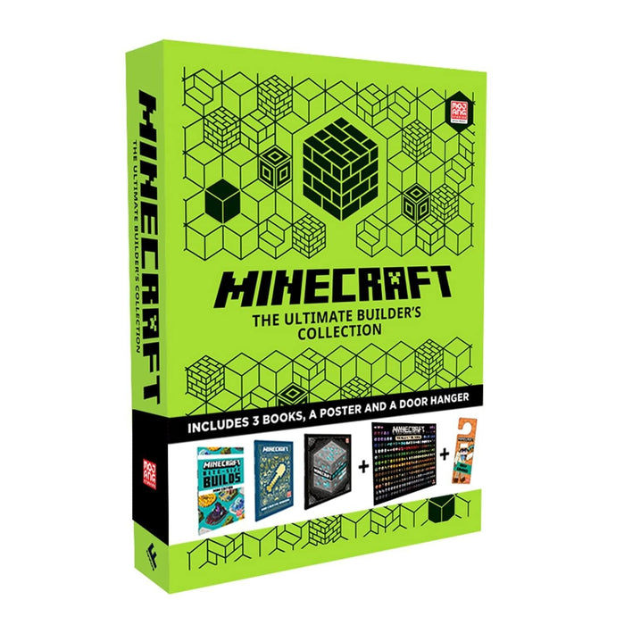 Minecraft The Ultimate Builder’s Collection Gift Box: The perfect children’s gift for kids and teens into video games, new and official for gamers. - The Book Bundle