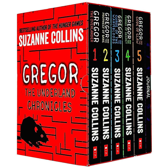 Gregor the Underground Chronicles 6 Books Boxed Gift Set By Suzanne Collins Books 1-5 Plus an Exclusive Journal - The Book Bundle