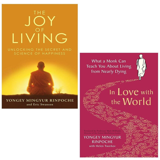 Yongey Mingyur Rinpoche Collection 2 Books In Love with the World,Joy of Living - The Book Bundle